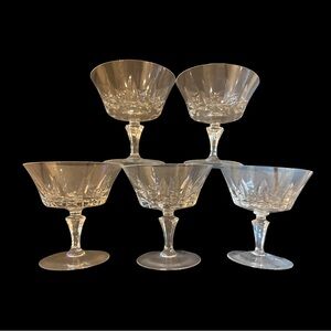 Waterford Crystal Sherbet Glasses Set Of 5